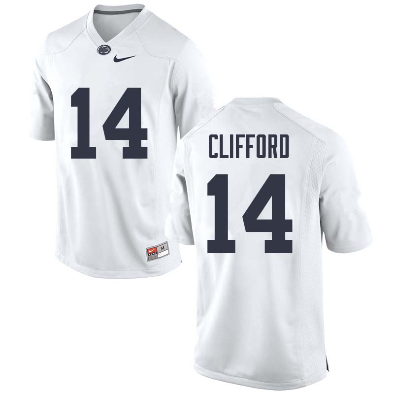 Men #14 Sean Clifford Penn State Nittany Lions College Football Jerseys Sale-White